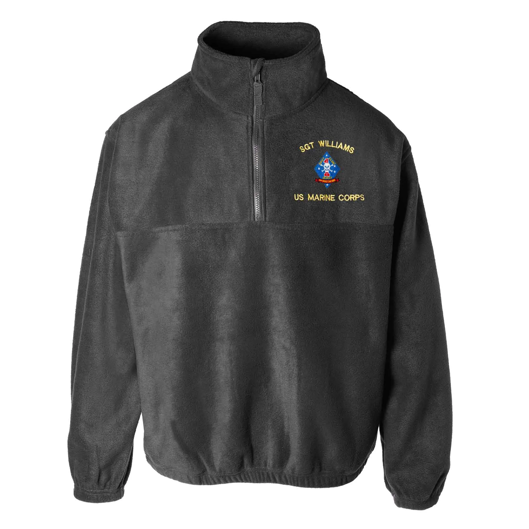 1st Recon Battalion Embroidered Fleece 1/4 Zip