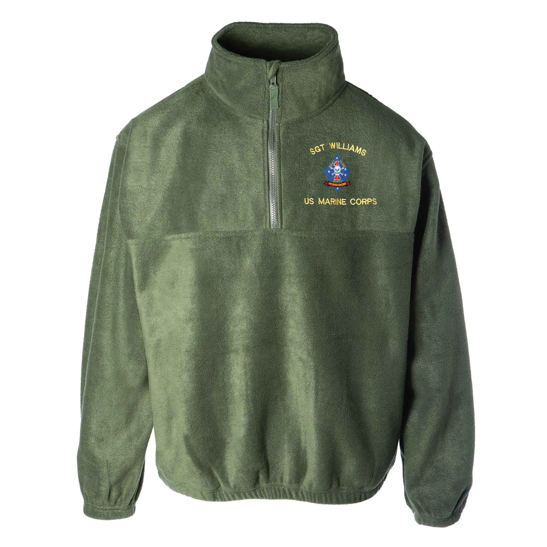 1st Recon Battalion Embroidered Fleece 1/4 Zip