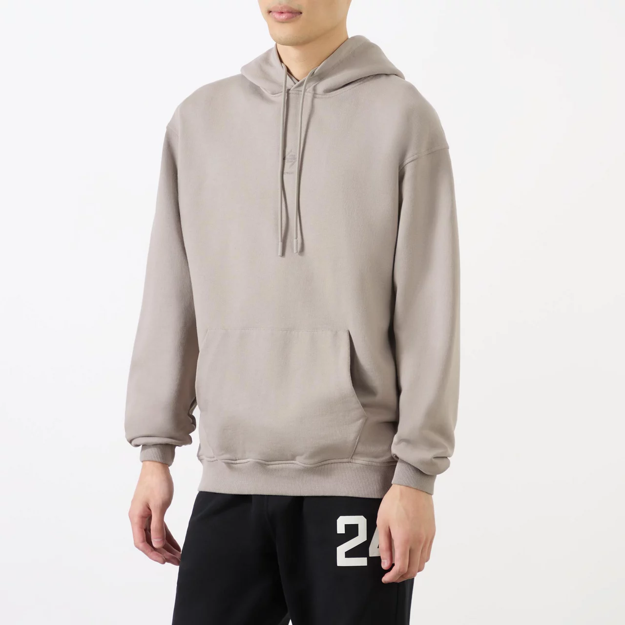 247 BY REPRESENT Gym Logo Drawstring Hoodie - Dark Grey