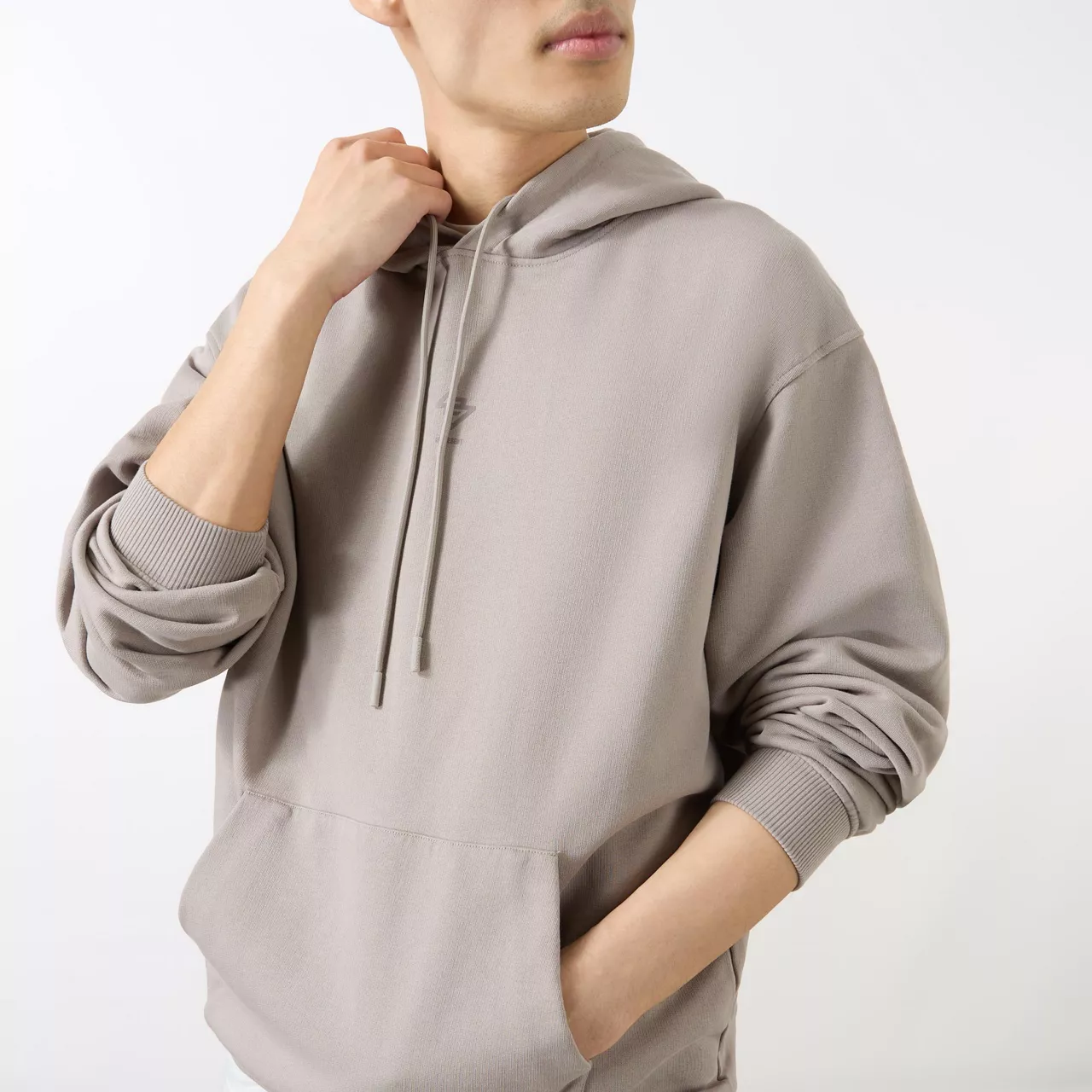 247 BY REPRESENT Gym Logo Drawstring Hoodie - Dark Grey