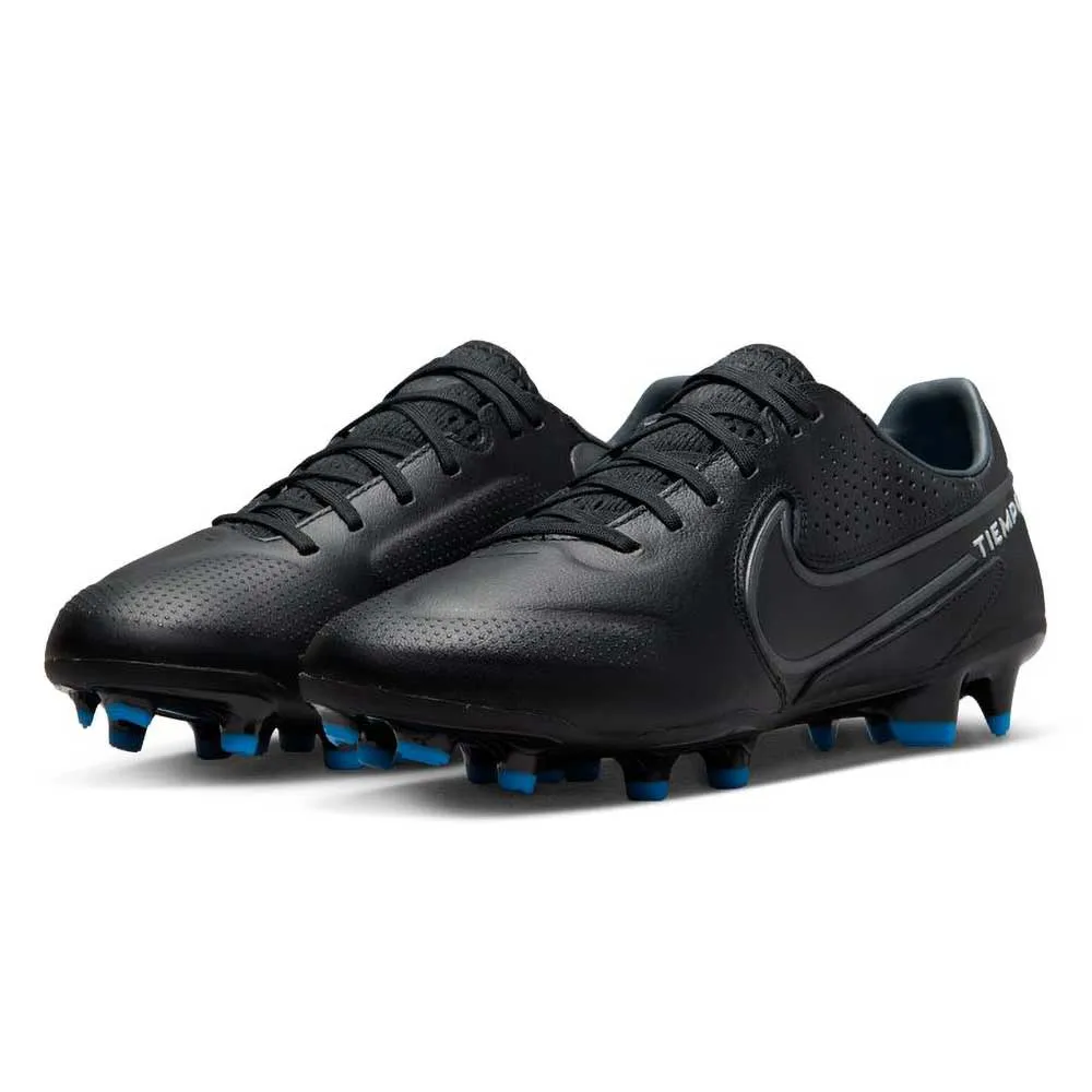 All Gender Nike Tiempo Legend 9 Pro FG Soccer Shoe - Black/Dk Smoke Grey