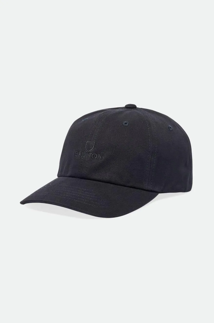 Alpha LP Adjustable Hat - Black Vintage Wash