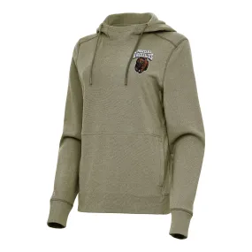 Antigua Montana Grizzlies Women's Olive Justice Pullover Hoodie