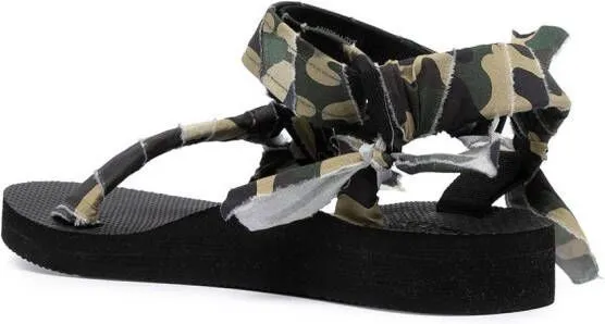 Arizona Love Trekky camouflage-print sandals Green