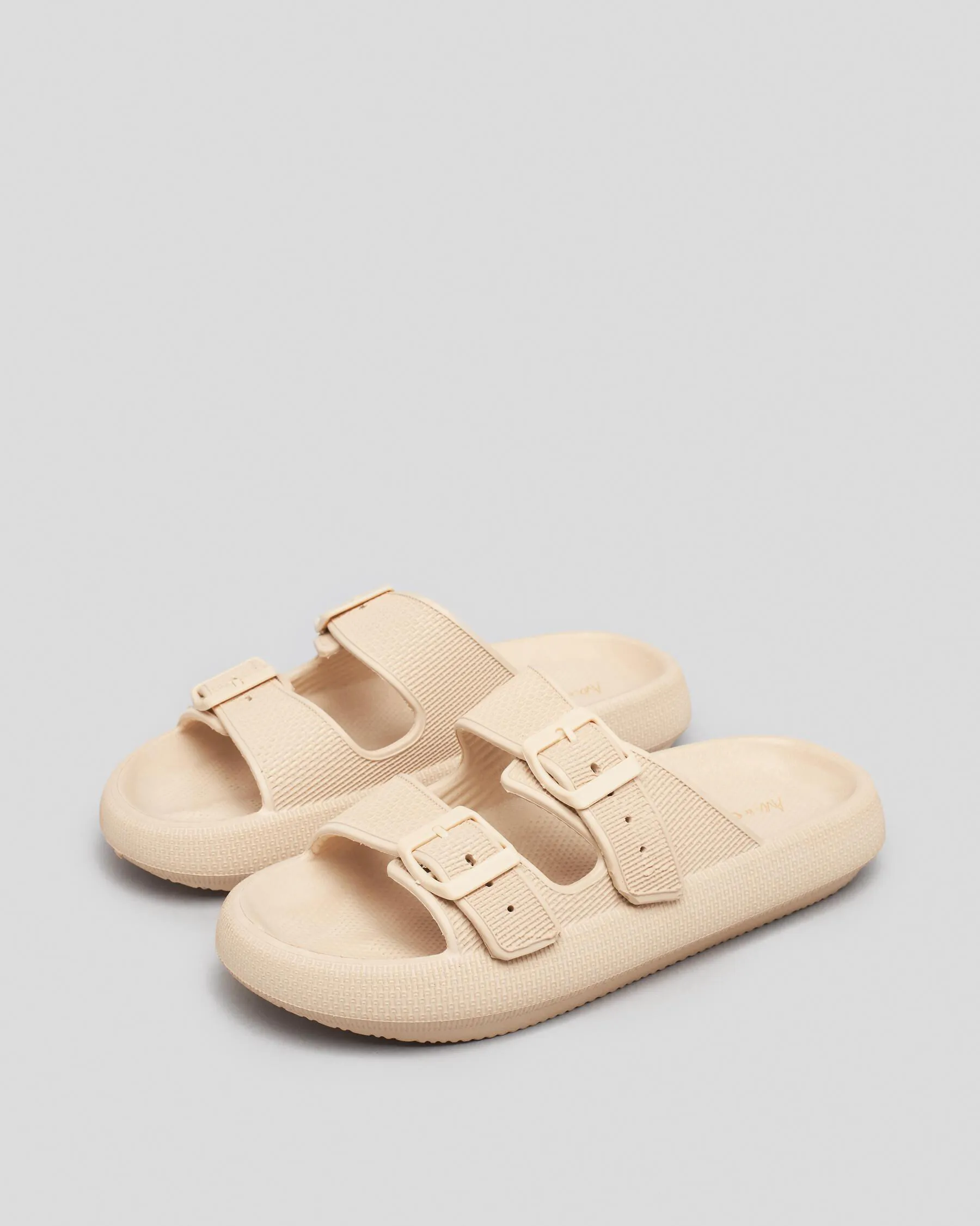 Ava And Ever Cove Double Buckle Slide Sandals