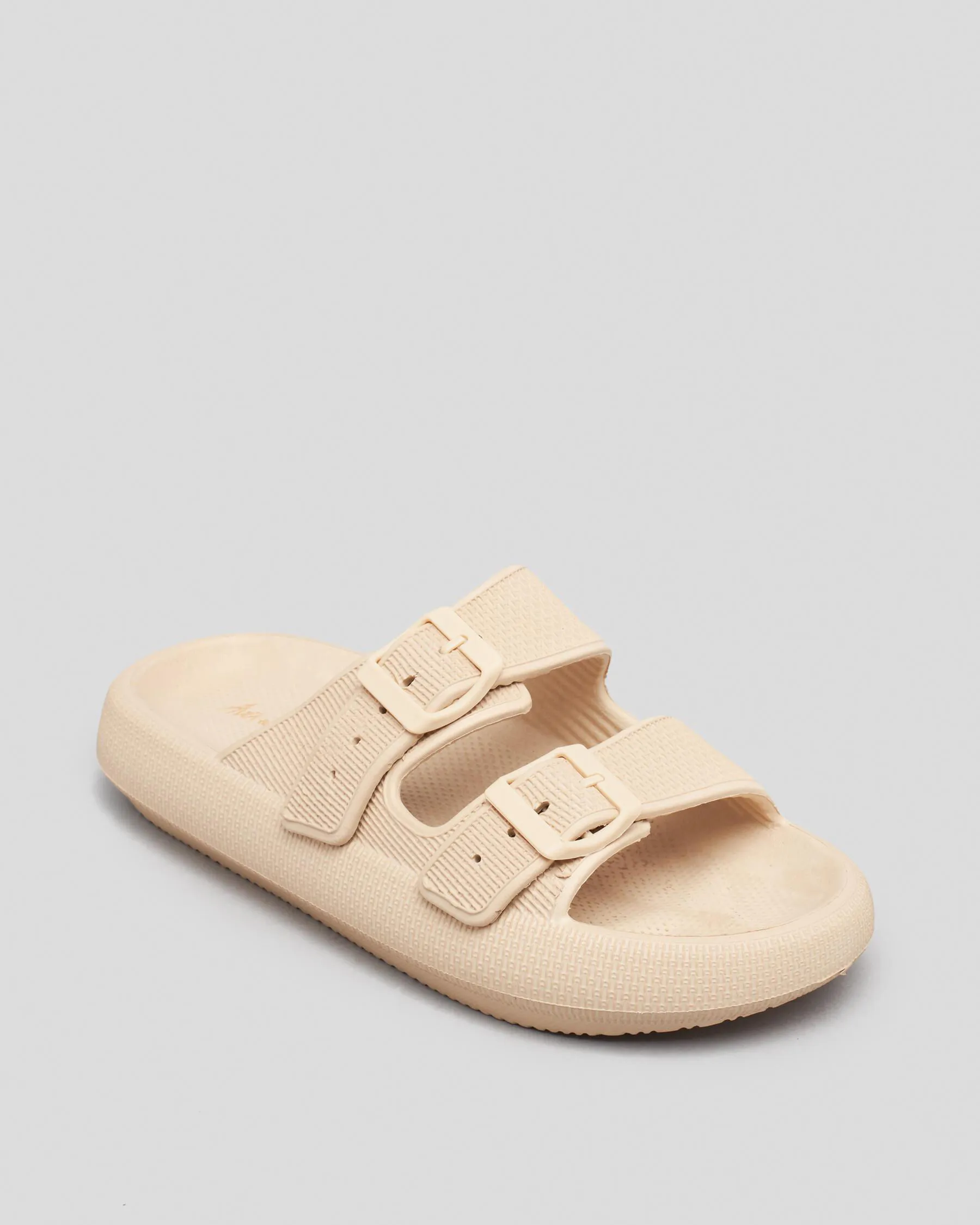 Ava And Ever Cove Double Buckle Slide Sandals