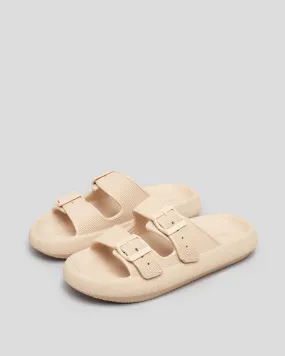 Ava And Ever Cove Double Buckle Slide Sandals