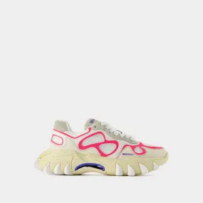 Balmain  B-East Sneakers - Balmain - White/Bright Pink - Leather