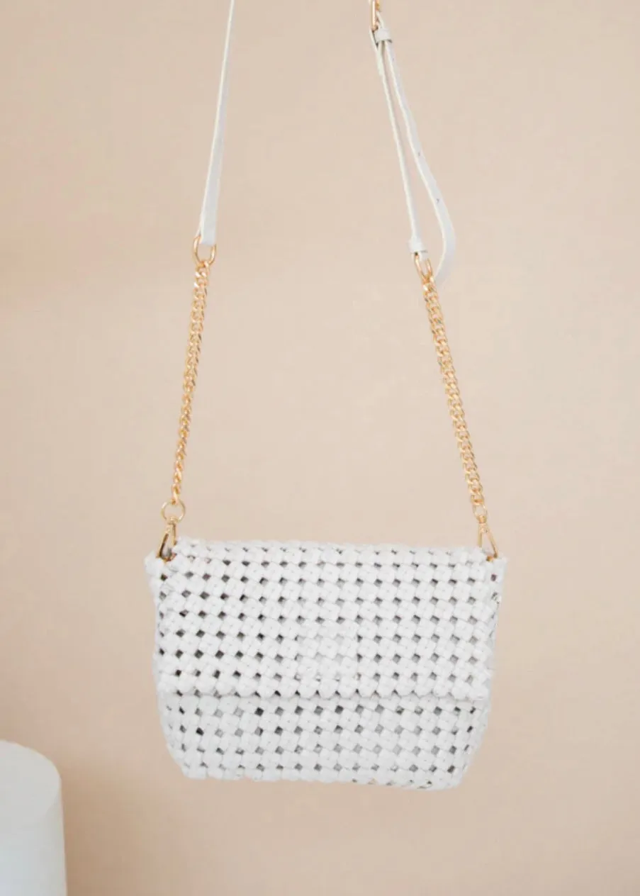 Billini Breanna Cross Body Woven Bag