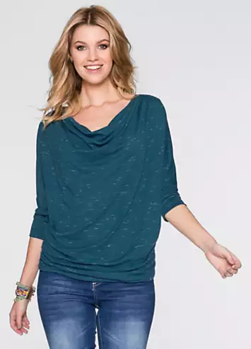 bonprix Baggy Jersey Tunic Top | Grattan