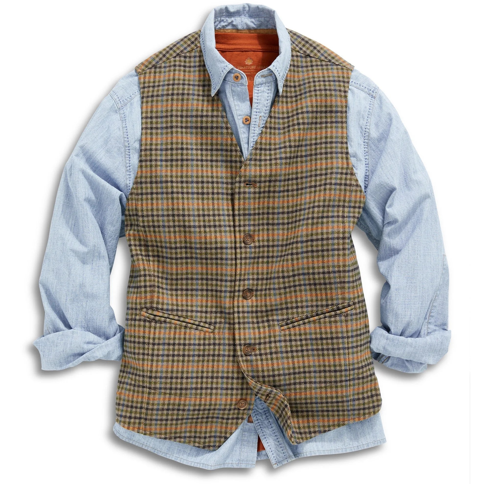 Braeside Check Tailored Vest