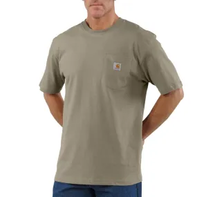 Carhartt Mens Workwear Pocket Work T-Shirt In Desert