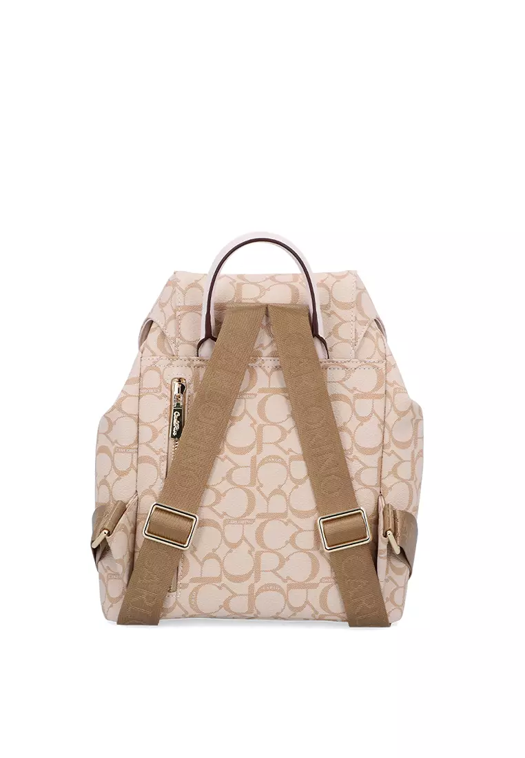 Carlo Rino Medium Beige Carlo GEO Backpack