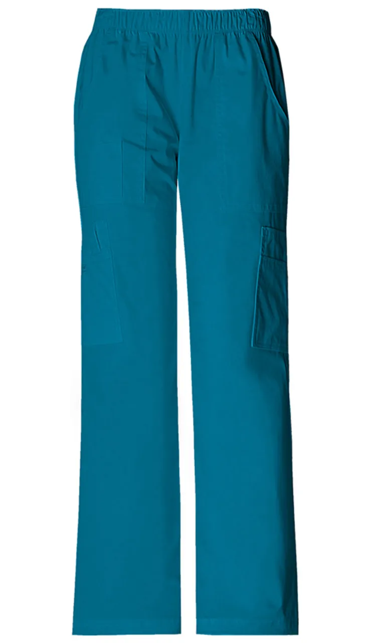 Cherokee Workwear Cherokee Workwear Core Stretch Women's Mid Rise Pull-On Cargo Pant #4005