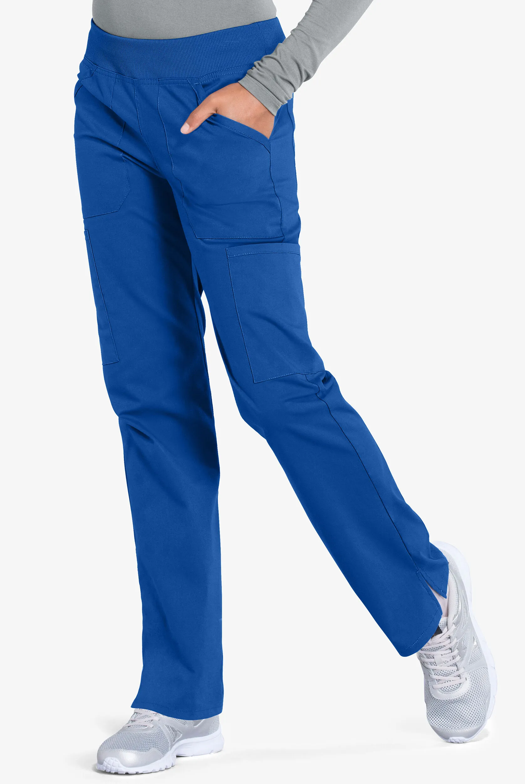 Cherokee Workwear Professionals Women's 6-Pocket STRETCH Pull-On Scrub Pants