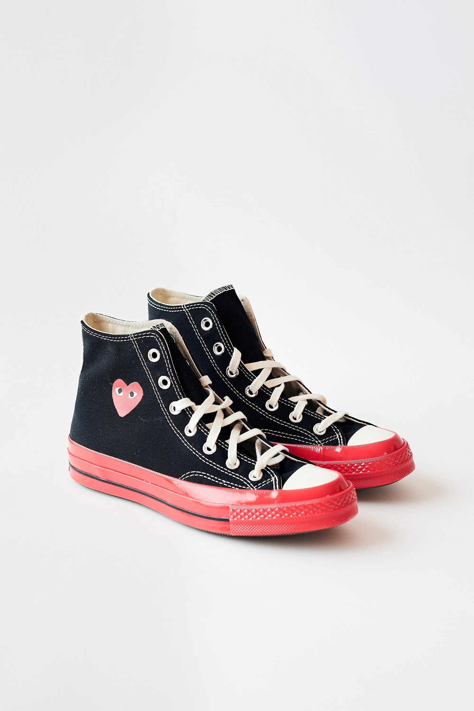 Comme des Garons PLAY Converse Red Sole High Top