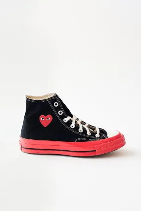 Comme des Garons PLAY Converse Red Sole High Top