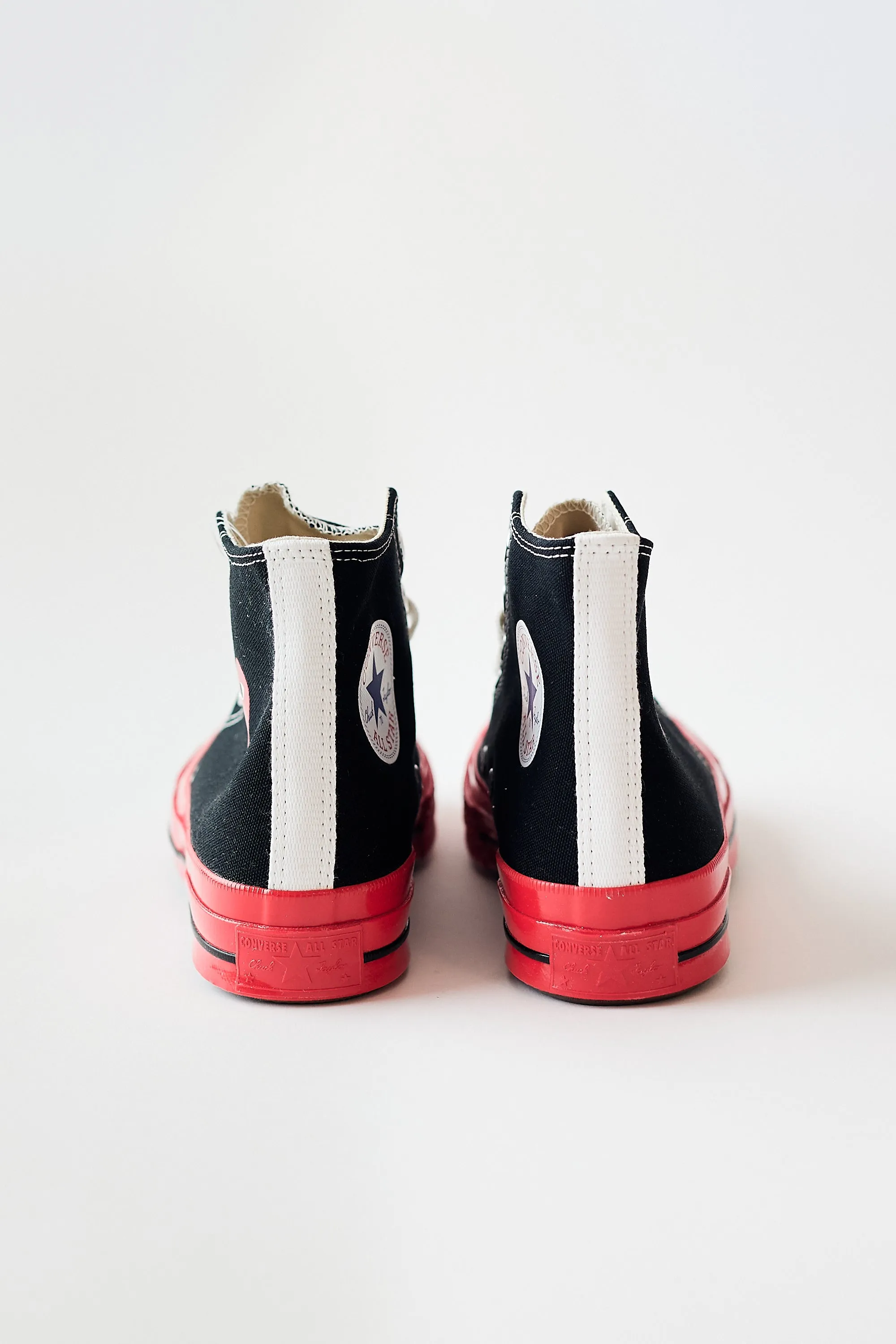 Comme des Garons PLAY Converse Red Sole High Top