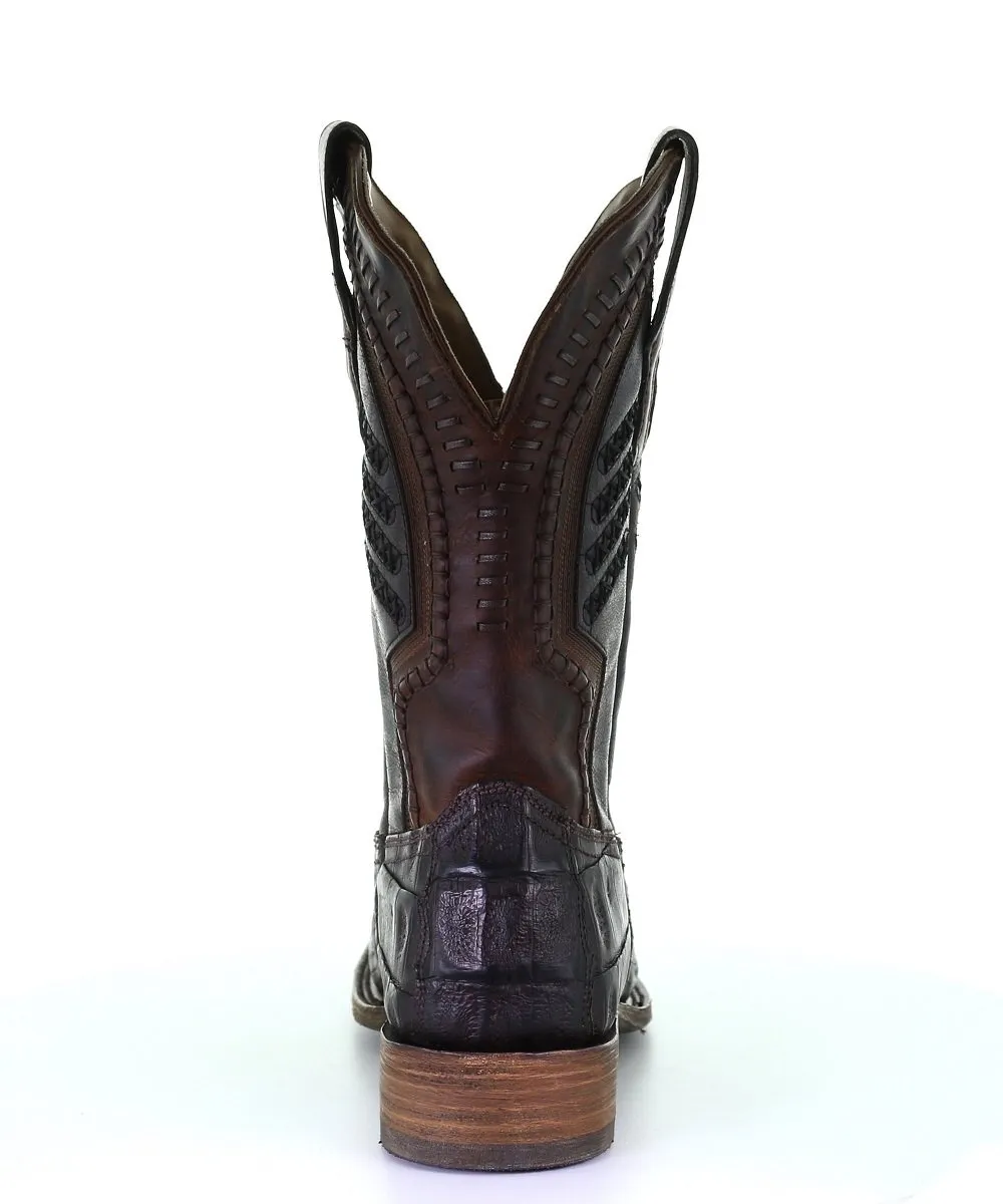 Corral Men's Oil Brown Caiman Boot