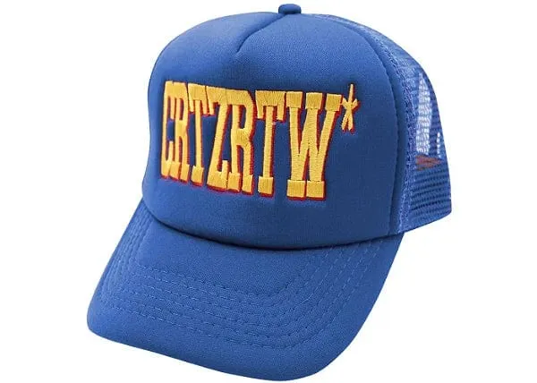 Corteiz Cultfiction Trucker Hat Blue