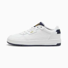 Court Classic Lux Unisex Sneakers | PUMA White-PUMA Navy-PUMA Gold | PUMA Shop All Puma | PUMA 