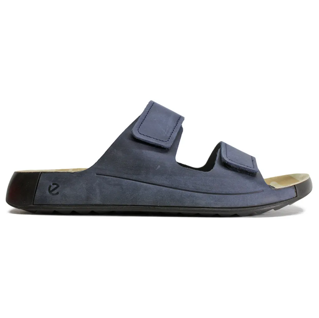 Cozmo Soft Full Grain Leather Men's Slide Sandals