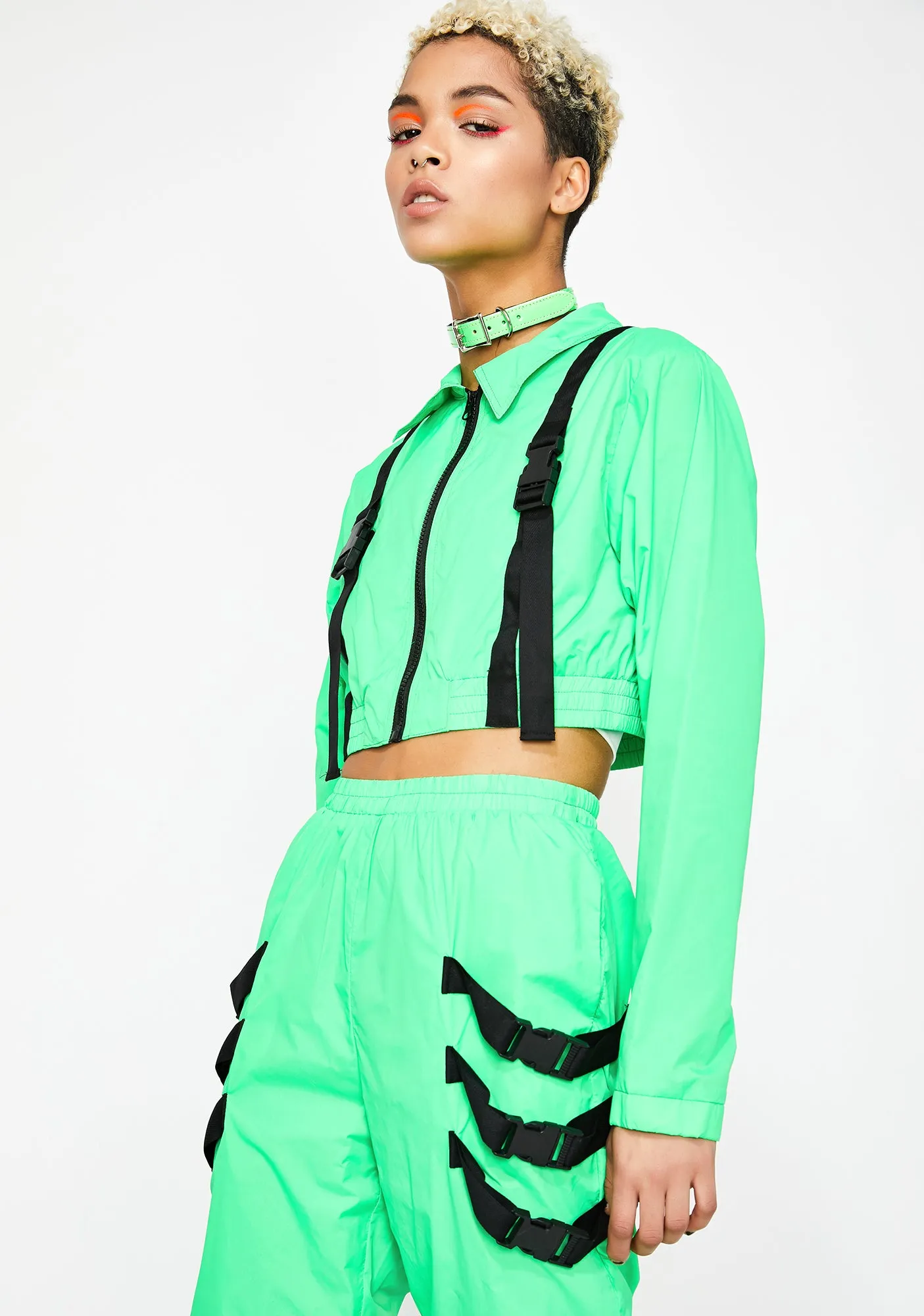 Drip On Fleek Nylon Tracksuit-