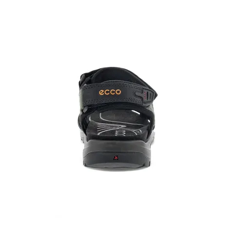 Ecco Mens Offroad Yucatan Sandals - Black/ Mole/ Black