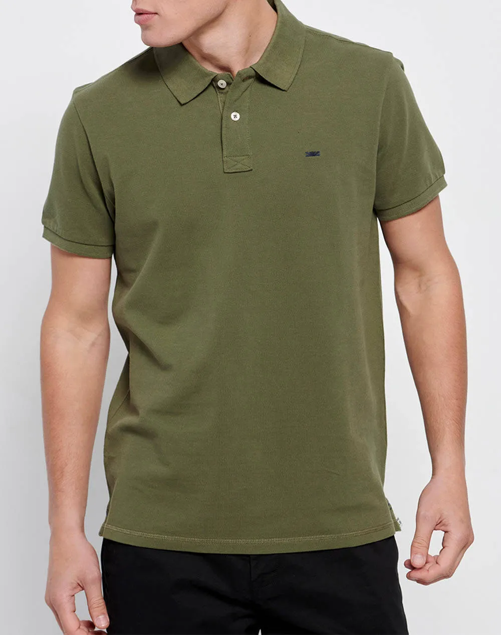 Essential pique cotton polo shirt