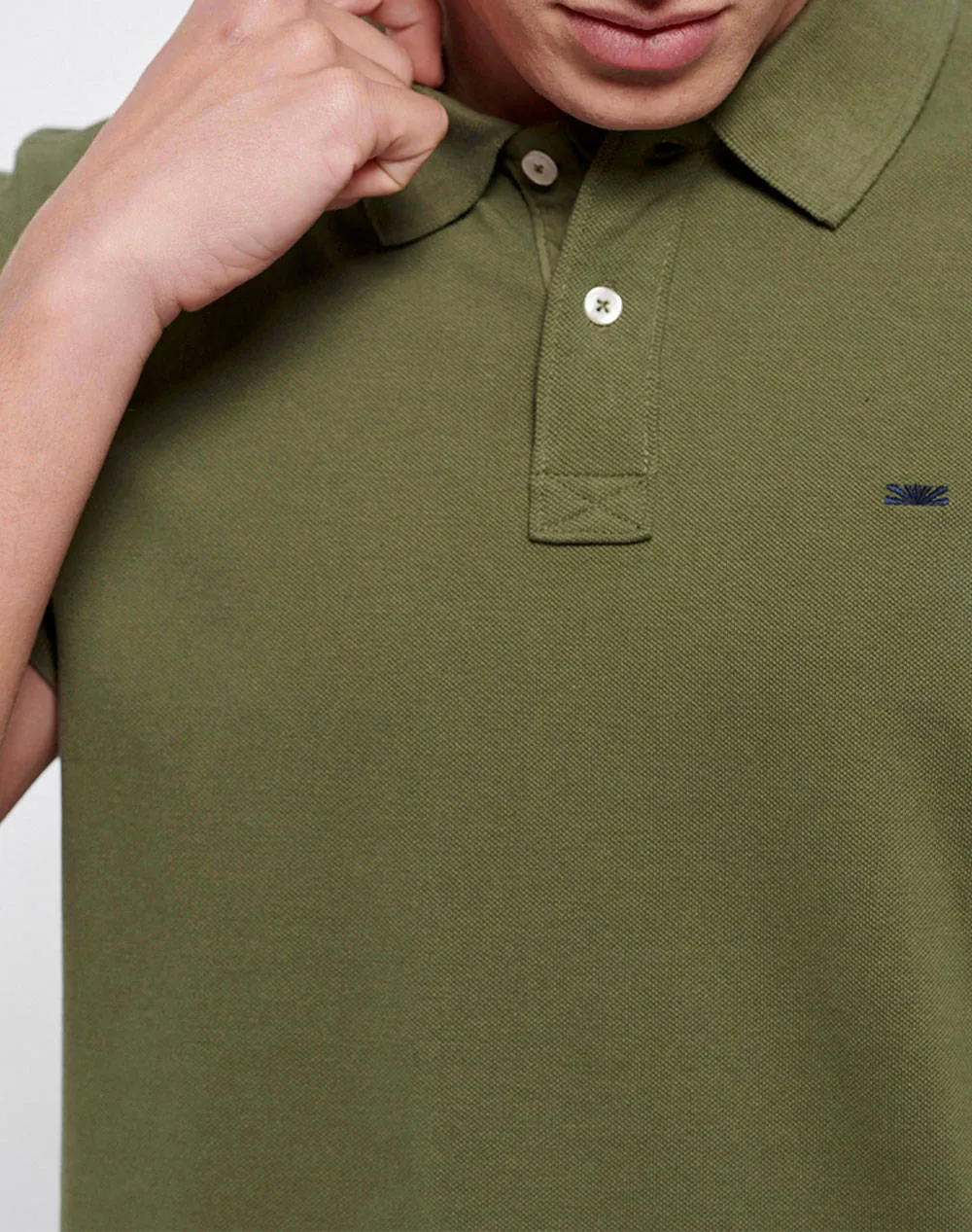 Essential pique cotton polo shirt