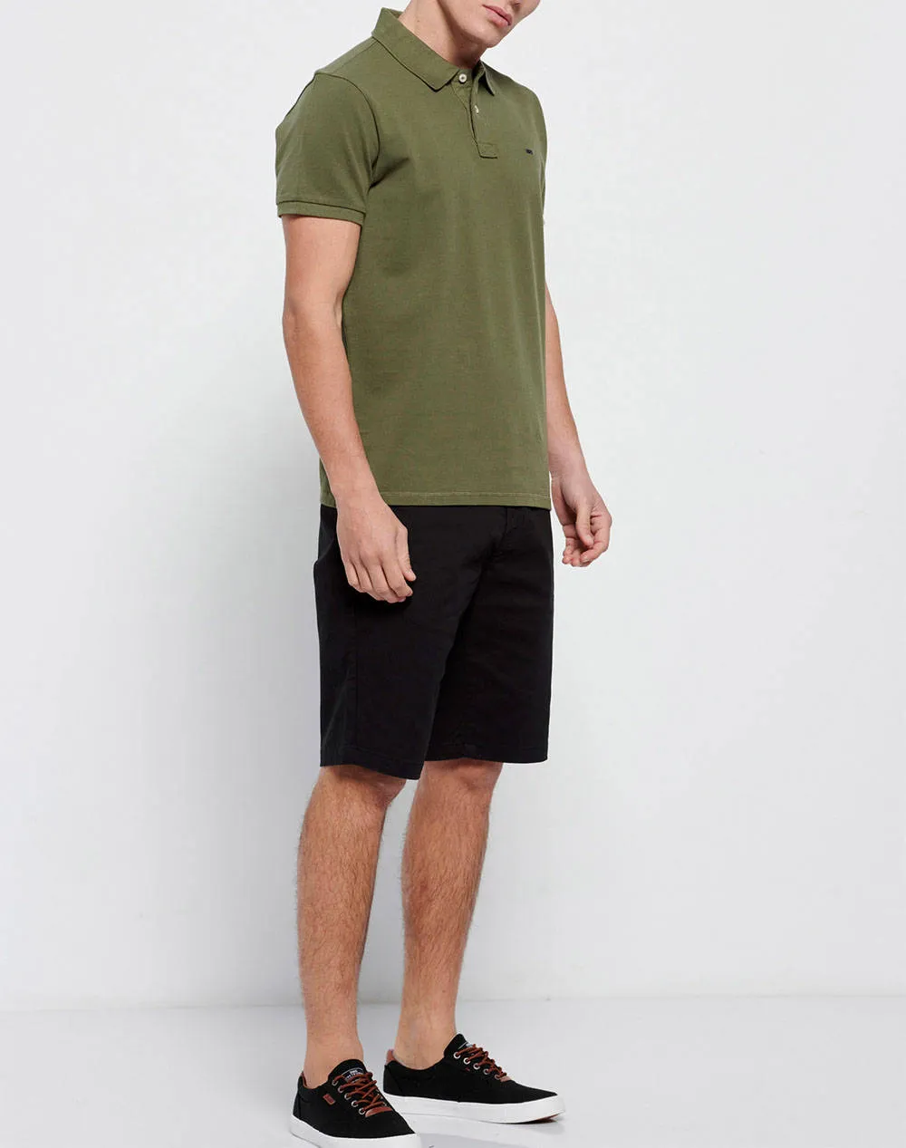 Essential pique cotton polo shirt