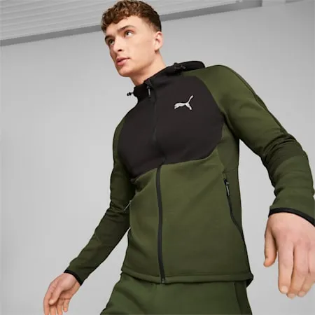 EVOSTRIPE Full-Zip Men's Hoodie | Myrtle | PUMA SHOP ALL PUMA | PUMA 