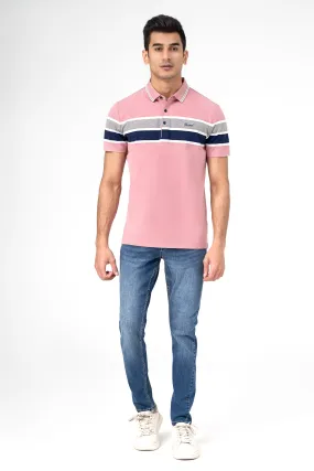 EXECUTIVE ICONIC POLO CORAL PINK