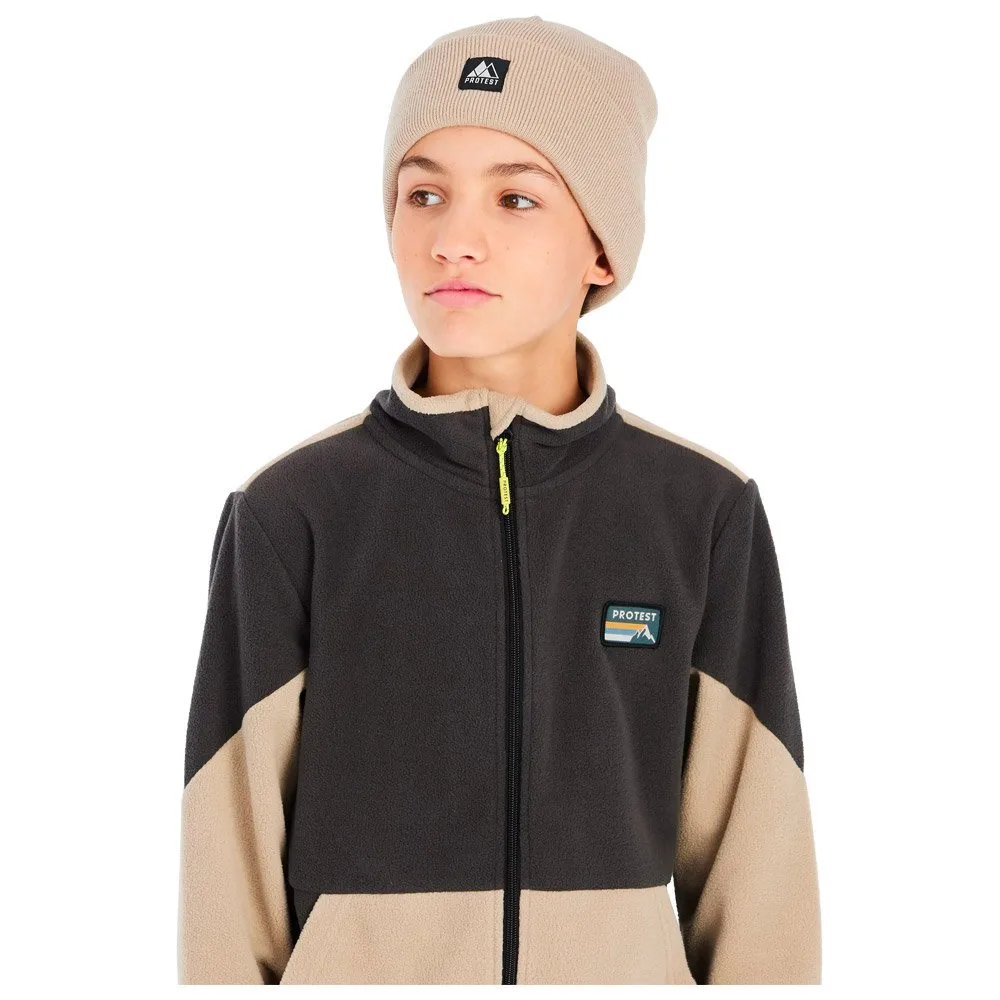 Fleece Protest ---Prtkuno Jr Fullziptop Deep Grey