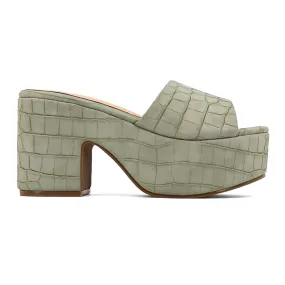 Giza Croc Platform Sandals