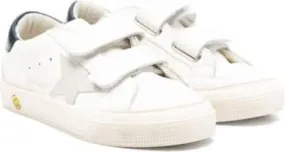 Golden Goose Kids May School touch-strap sneakers White