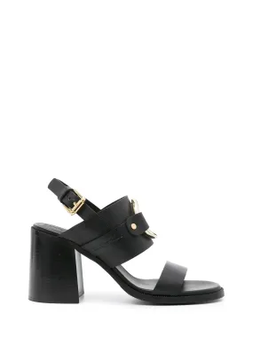 Hana high-heeled sandals, black