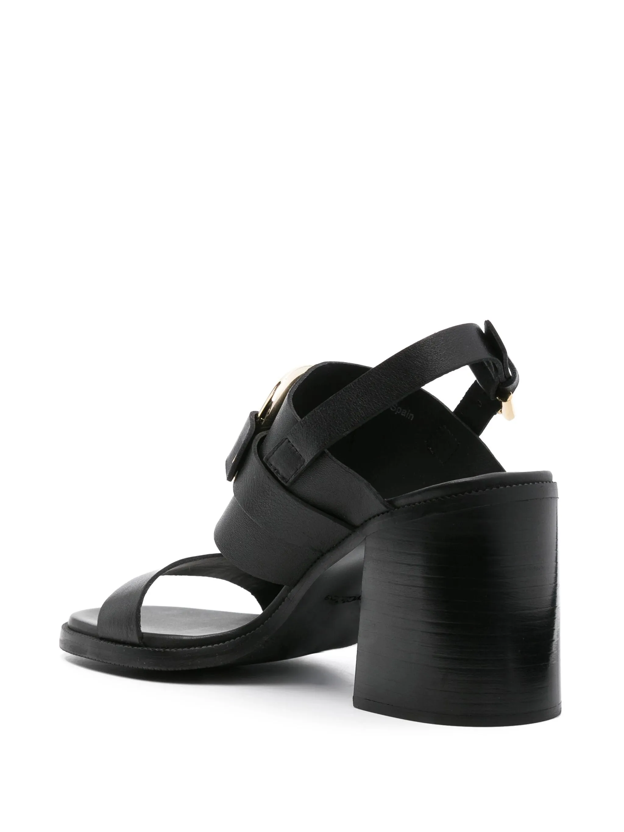 Hana high-heeled sandals, black