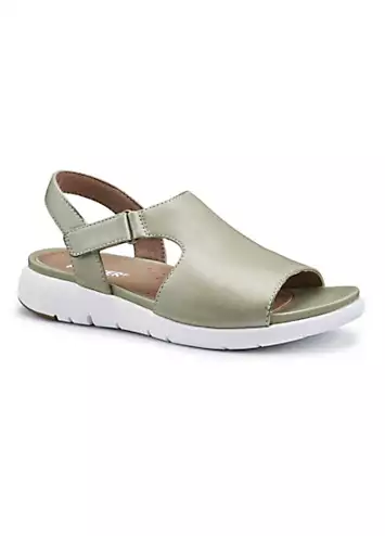 Hotter Meander Khaki Women’s Sandals | Grattan