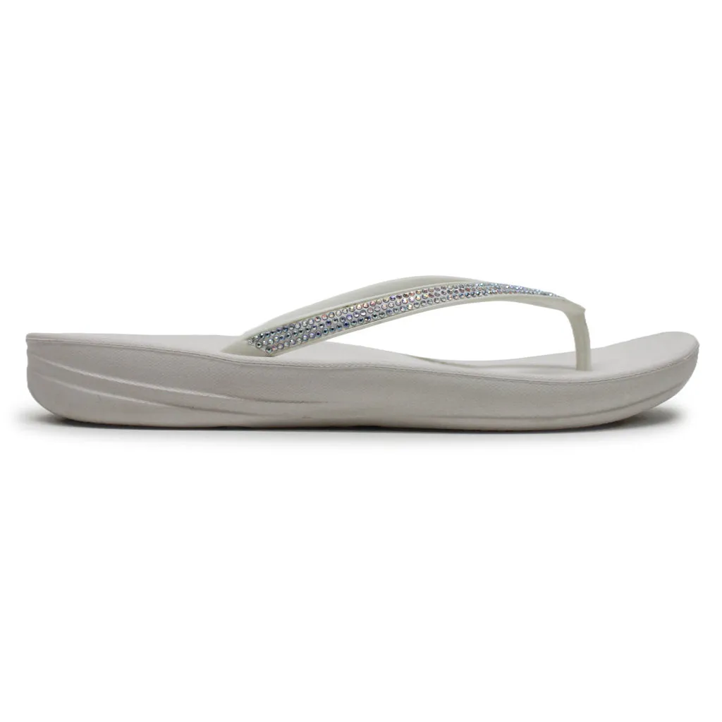 Iqushion Sparkle Synthetic Women's Toe Post Sandals