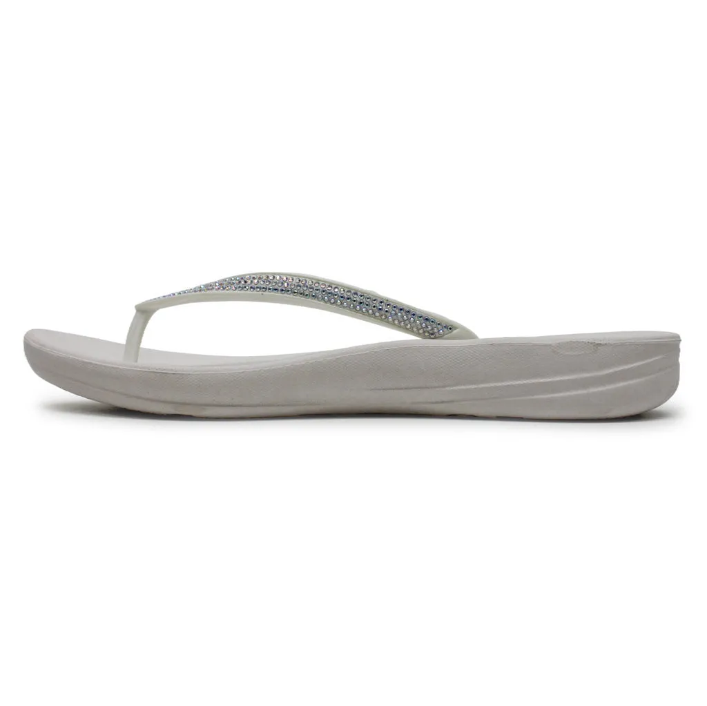 Iqushion Sparkle Synthetic Women's Toe Post Sandals