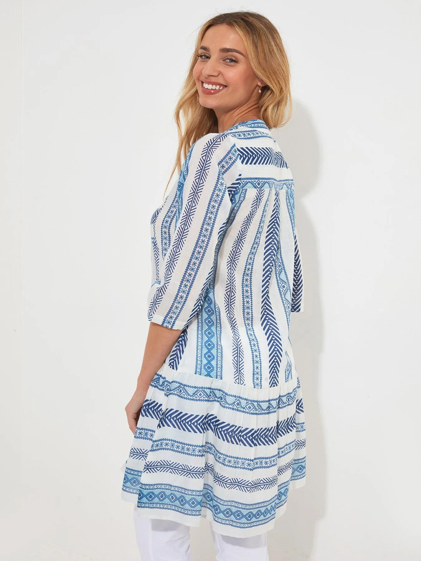 Joe Browns Stunning Stripe Tunic - Blue