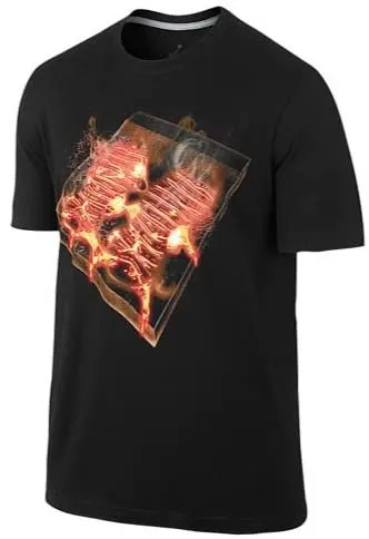 Jordan Nike AJX Steel Mold Men's T-Shirt Black/Challenge Red 576789-010