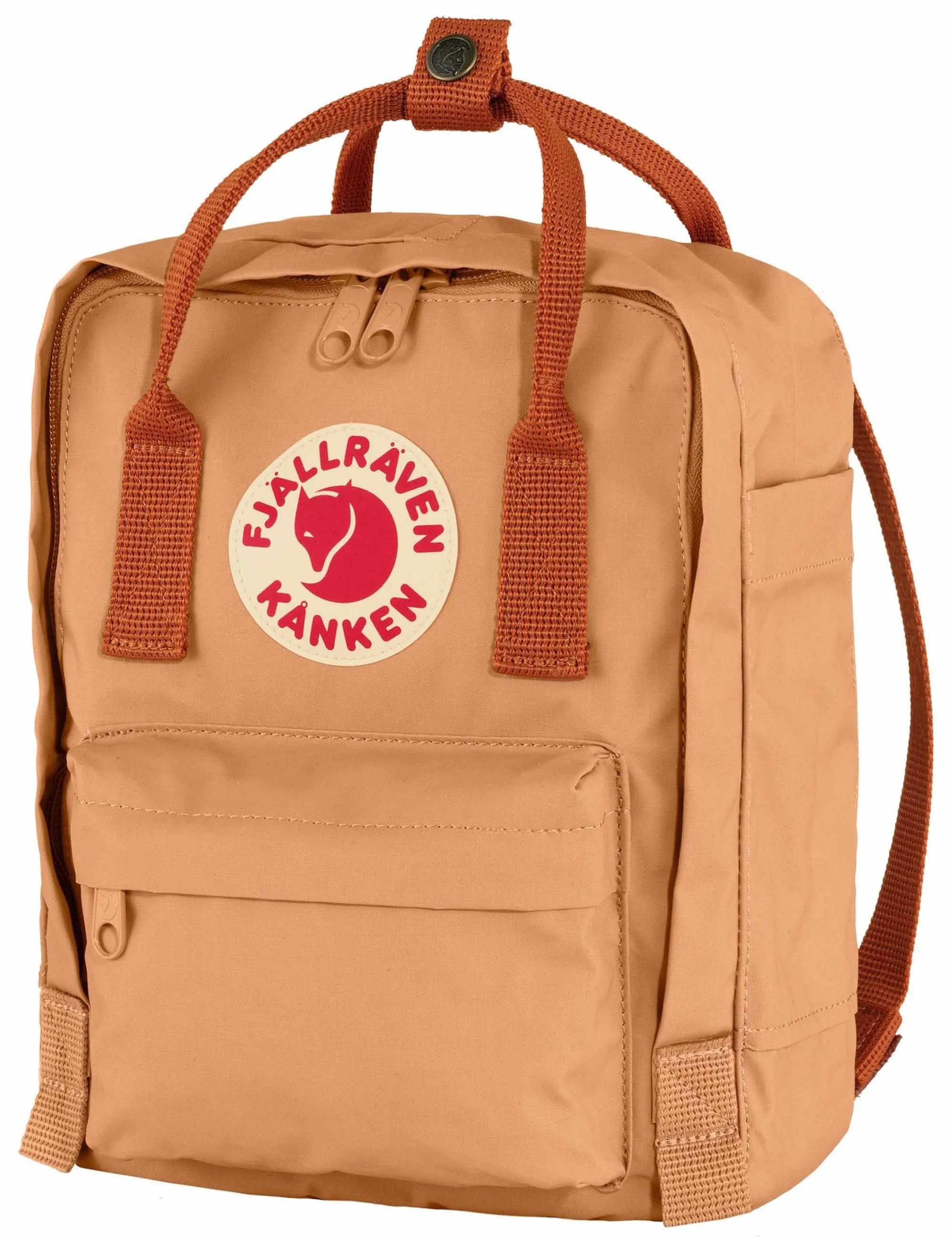 Kanken Mini Backpack - Peach Sand-Terracotta Brown