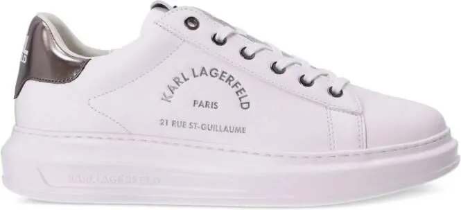 Karl Lagerfeld Rue St-Guillaume Kapri leather sneakers White