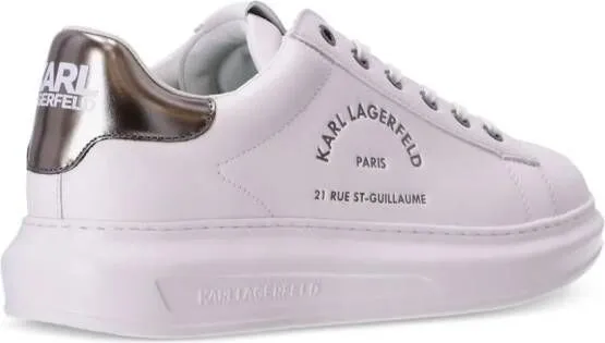 Karl Lagerfeld Rue St-Guillaume Kapri leather sneakers White