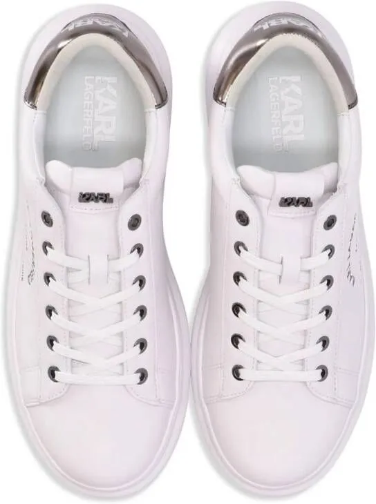 Karl Lagerfeld Rue St-Guillaume Kapri leather sneakers White