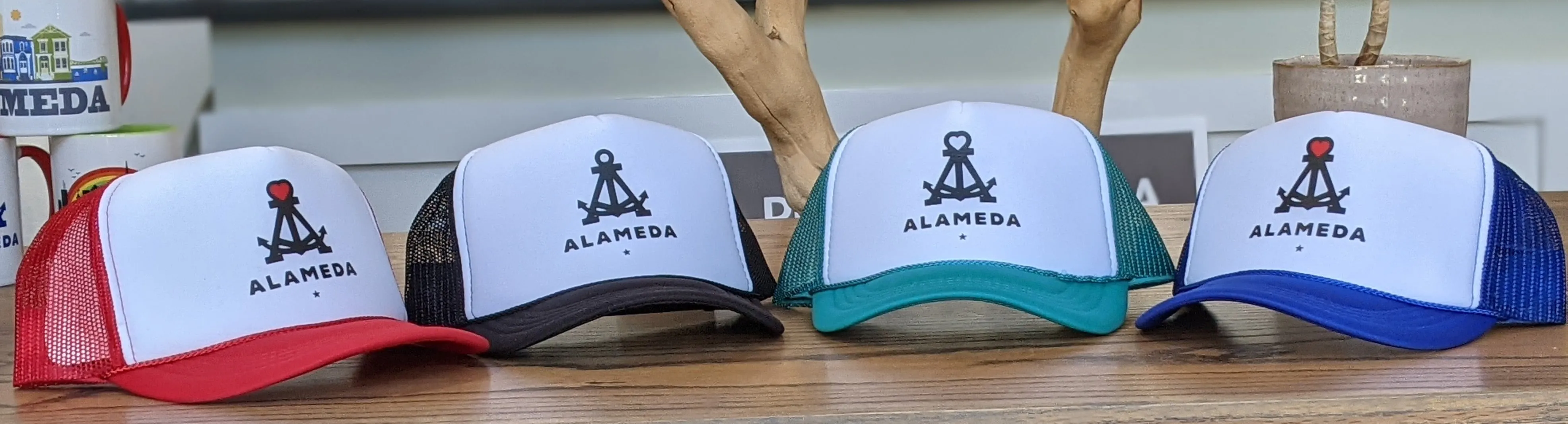 KIDS ALAMEDA ANCHOR FOAM TRUCKER HAT