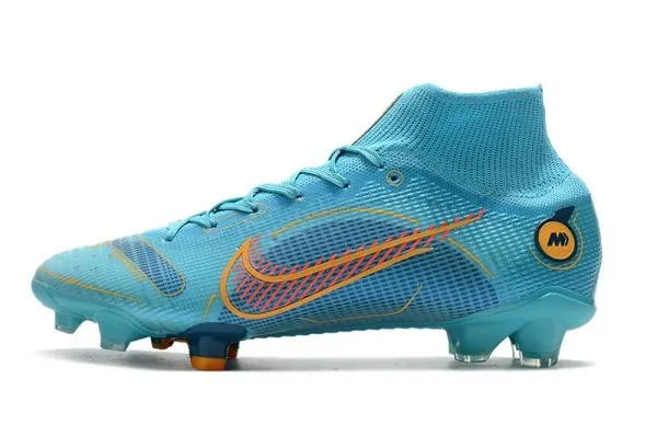 Kids Nike Mercurial Superfly 8 Elite Blueprint Pack - Chlorine Blue Laser Orange Marina