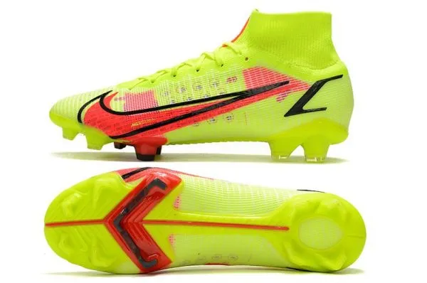 Kids Nike Mercurial Superfly 8 'Montivation Pack' FG - Volt Bright Crimson Black